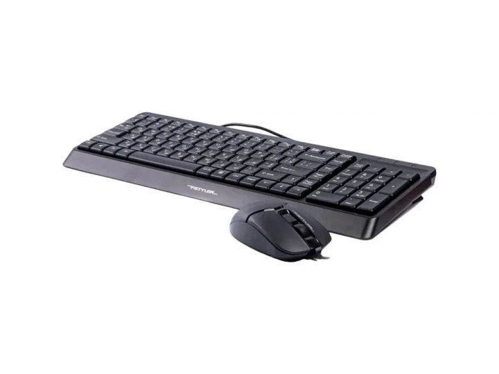 Комплект (клавіатура + миша) A4Tech Fstyler F1512 Black - зображення 3