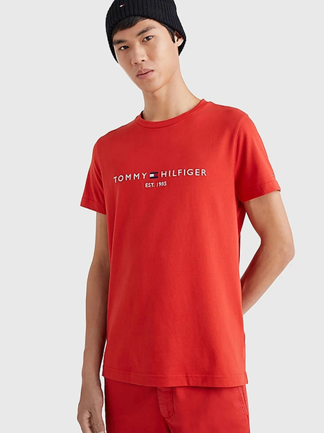 Футболка чоловіча Tommy Hilfiger MW0MW11797-XJV M Червона (8720645717751) - зображення 1