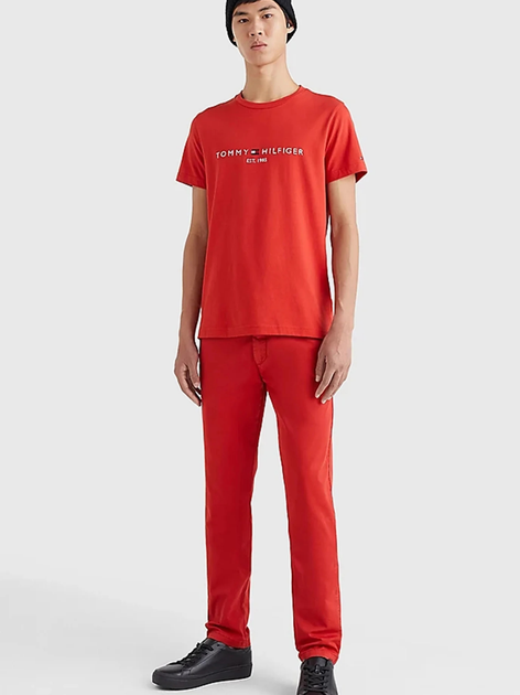 Футболка чоловіча Tommy Hilfiger MW0MW11797-XJV M Червона (8720645717751) - зображення 3