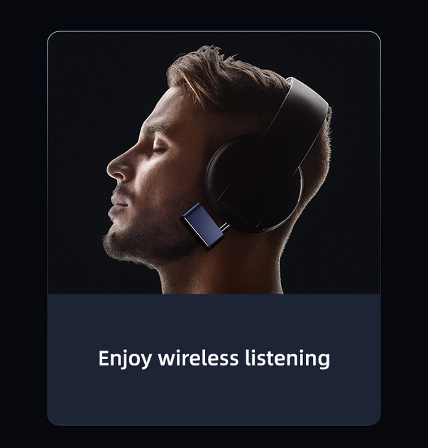 Аудиоадаптер Bluetooth aux гарнитура в машину USAMS US-SJ519 |BT5.0, Mic, 6Hours, AUX| Cерый - изображение 8