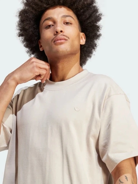 Koszulka męska adidas IM4387 XL Beżowa (4066761147107) - obraz 4