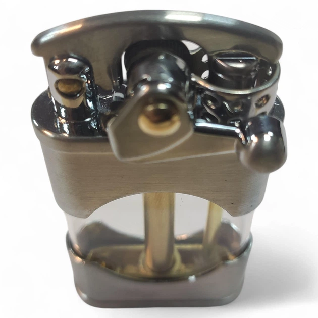 Зажигалка бензиновая ZORRO Steam Punk Round Z660 Silver – фото