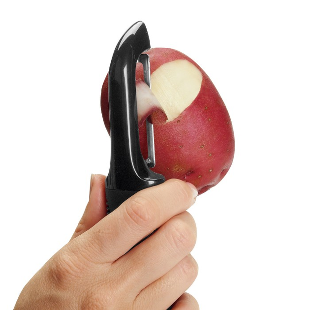 Овочечистка Oxo Good Grips пряма двостороння чорна (00719812200811) - зображення 4