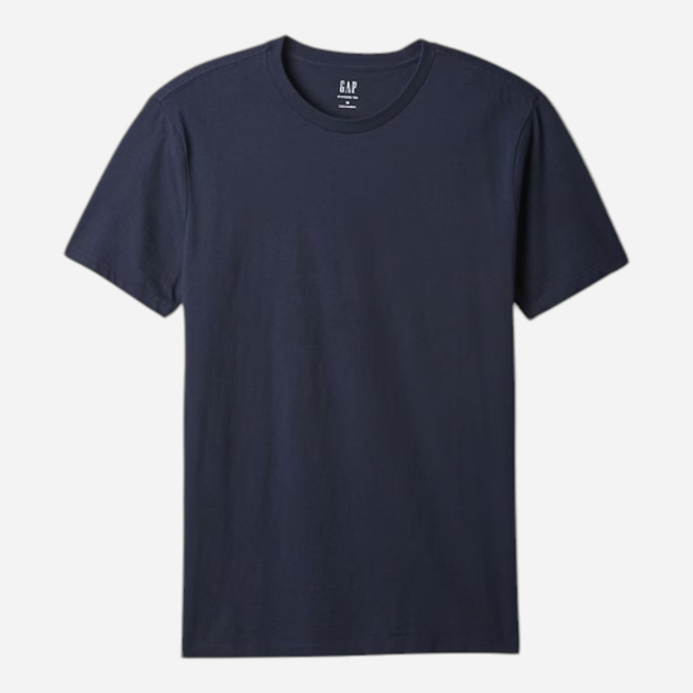 T-shirt męski długi bawełniany GAP 440775-01 S Granatowy (1200034716673) - obraz 5