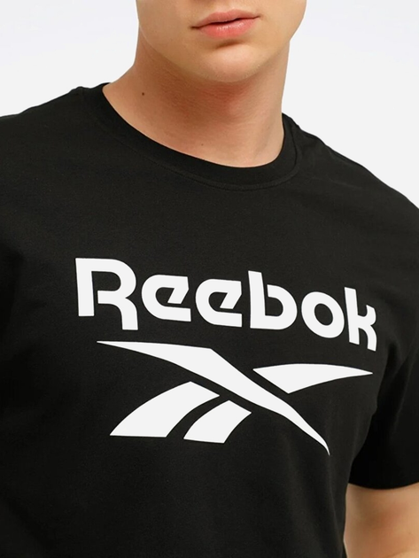Koszulka męska bawełniana Reebok Identity Big 100070405 M Czarna (4066763437473) - obraz 4