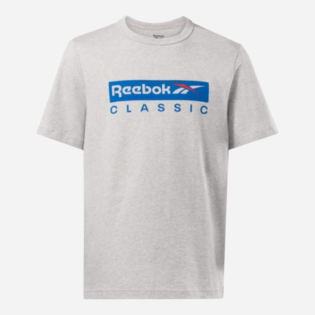 Koszulka męska bawełniana Reebok Gs Reebok Classic Ss 100071169 L Szara (4066761060895) - obraz 6