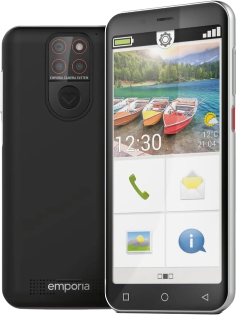 Smartfon Emporia Smart 5 Mini 4/64GB Black (9005613167738) - obraz 7