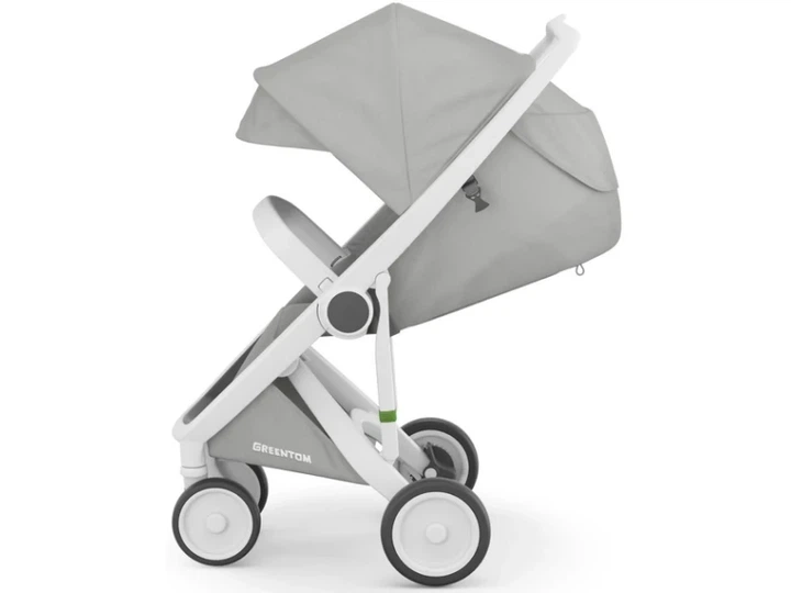 Прогулянкова коляска Greentom Classic Grey-White (8718858972302) - изображение 2