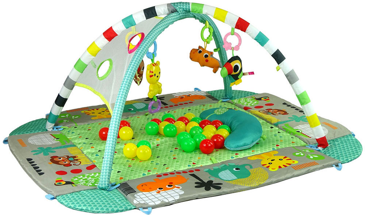 Ігровий килимок LEAN Toys 5 в 1 з кульками (5904204755108) - зображення 3