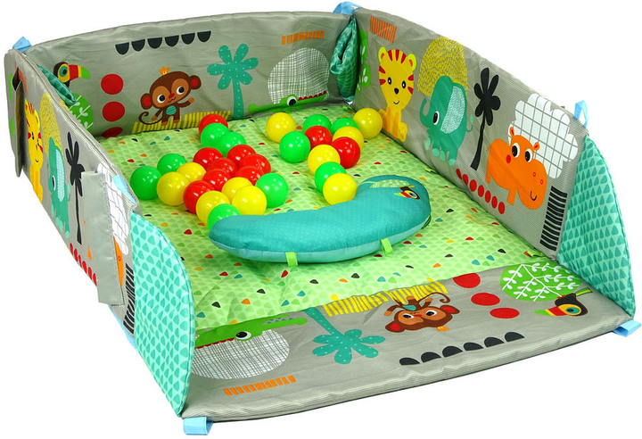 Ігровий килимок LEAN Toys 5 в 1 з кульками (5904204755108) - зображення 6