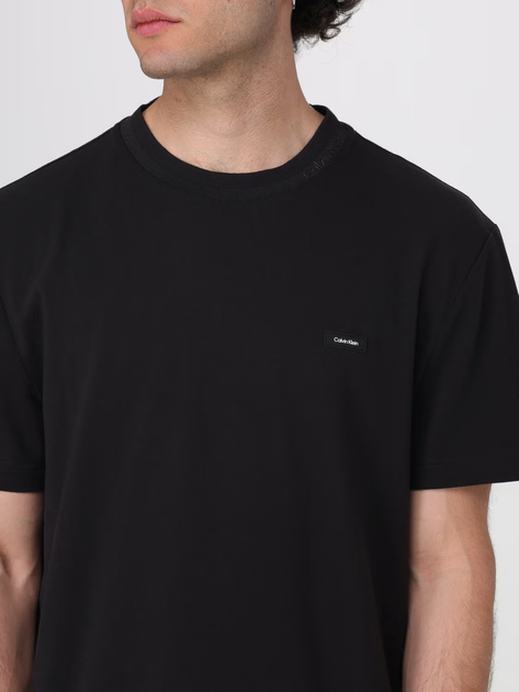 Koszulka męska bawełniana Calvin Klein K10K112528-BEH M Czarna (8720109228502) - obraz 3