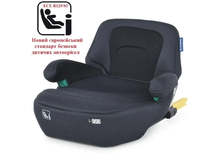 Автокрісло-бустер EL Camino (22-36кг) ME 1112 I-GO (anthracite) - изображение 2