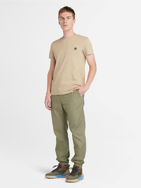 T-shirt męski bawełniany Timberland TB0A2BPR M Beżowy (194902952465) - obraz 3