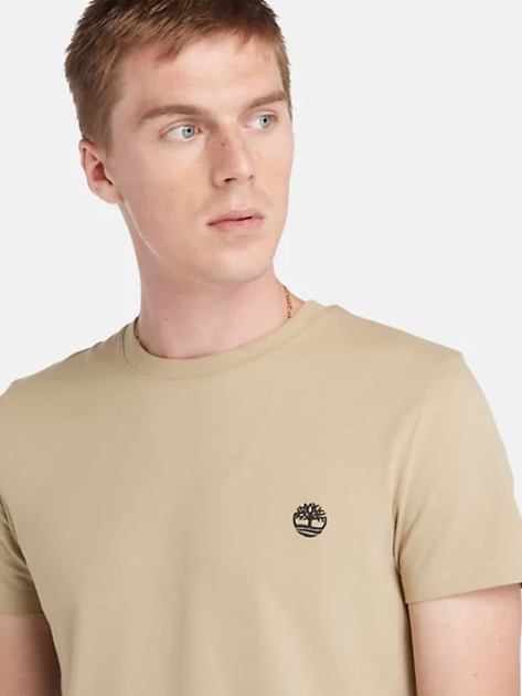 T-shirt męski bawełniany Timberland TB0A2BPR XXL Beżowy (194902952779) - obraz 4