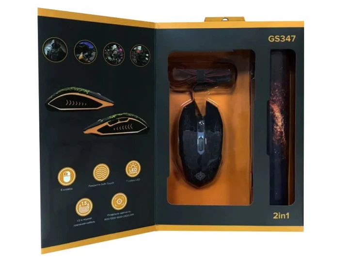 Комплект (миша + килимок) GamePro GS347 - изображение 8