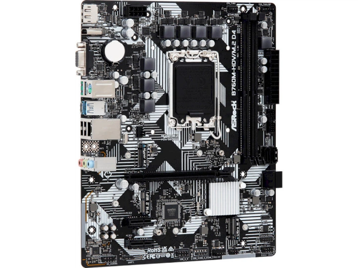 Материнська плата ASRock B760M-HDV/M.2 D4 - Фото 5 Материнська плата ASRock B760M-HDV/M.2 D4 - изображение 5
