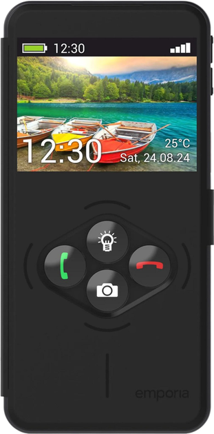 Smartfon Emporia SMART 6 Lite 6/128GB Black (E6LT_001) - obraz 3
