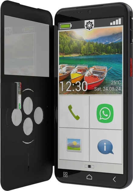 Smartfon Emporia SMART 6 Lite 6/128GB Black (E6LT_001) - obraz 4
