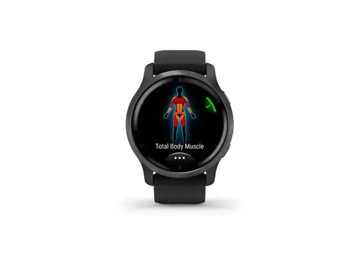 Смарт-годинник Garmin Venu 2 Slate Stainless Steel Bezel with Black Case and Silicone Band (010-02430-11/01) - изображение 5