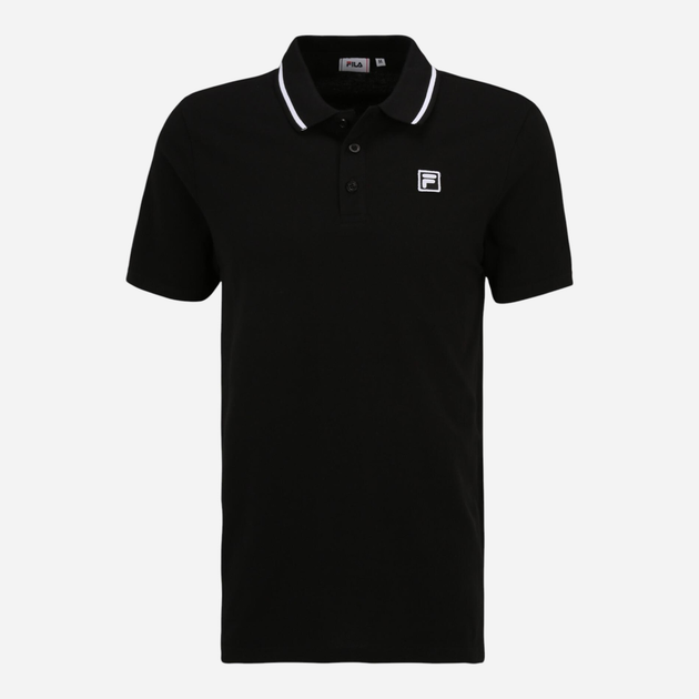Koszulka polo męska elegancka Fila FAM0319-80010 L Czarna (4064556414922) - obraz 4