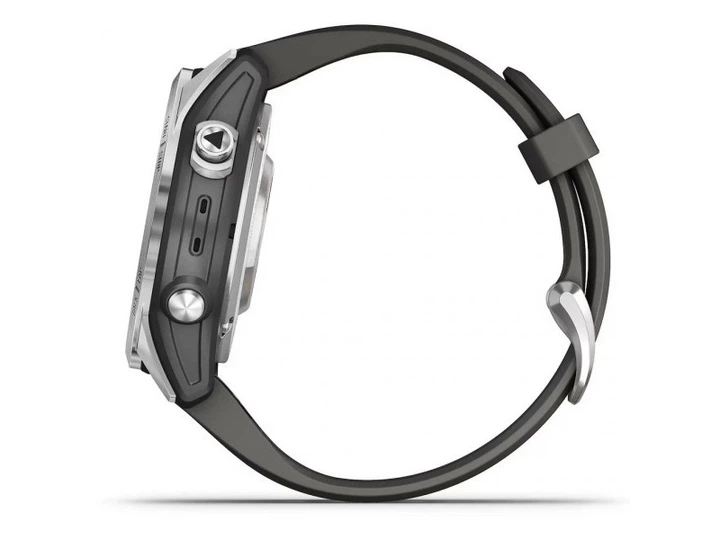 Смарт-годинник Garmin Fenix 7S Pro Solar Silver w. Graphite Band (010-02776-00/01) - Фото 2 Смарт-годинник Garmin Fenix 7S Pro Solar Silver w. Graphite Band (010-02776-00/01) - изображение 2