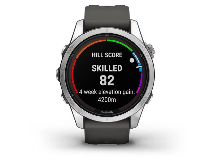 Смарт-годинник Garmin Fenix 7S Pro Solar Silver w. Graphite Band (010-02776-00/01) - Фото 3 Смарт-годинник Garmin Fenix 7S Pro Solar Silver w. Graphite Band (010-02776-00/01) - изображение 3