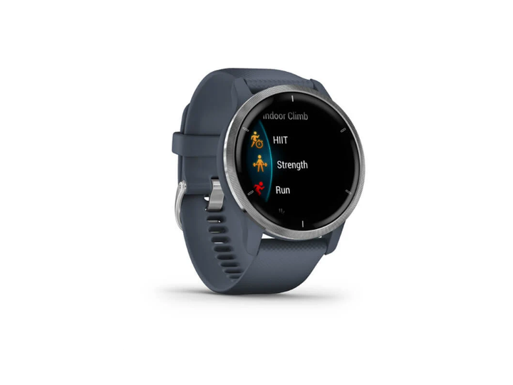 Смарт-годинник Garmin Venu 2 Silver Bezel with Granite Blue Case and Silicone Band (010-02430-10/00) - изображение 3