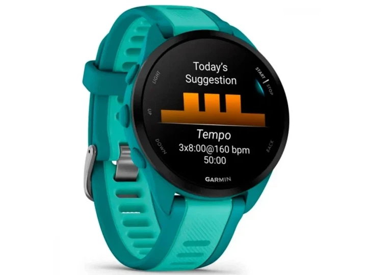 Смарт-годинник Garmin Forerunner 165 Music Turquoise/Aqua (010-02863-32/B2) - изображение 3