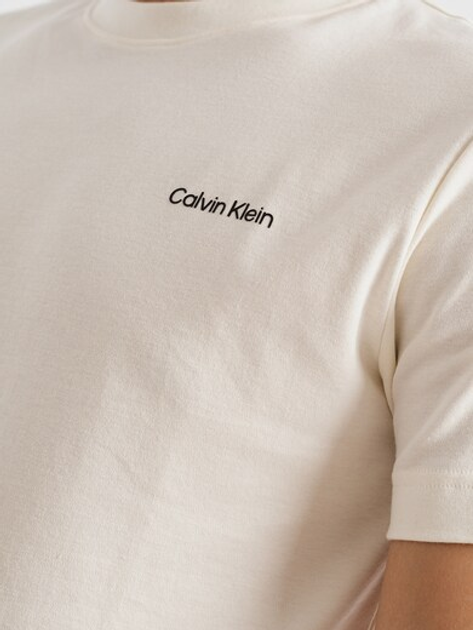 Футболка бавовняна чоловіча Calvin Klein K10K109894-YAT XL Біла (8720107080294) - зображення 5