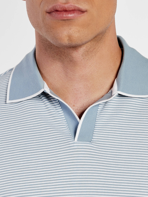 Koszulka polo męska Michael Kors mkocr451yodh9-436 S Niebieska (197005098597) - obraz 4