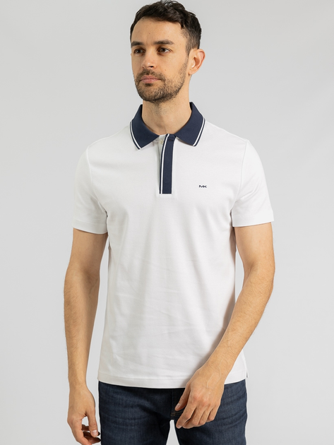 Koszulka polo męska Michael Kors mkocs451zvef5-100 XL Biała (197005119933) - obraz 1