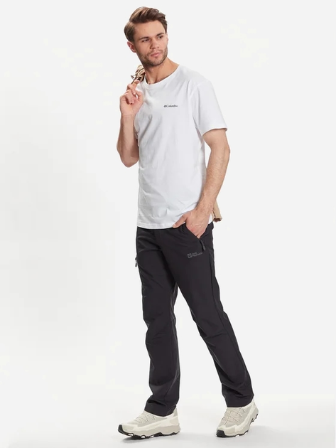 Koszulka męska bawełniana Columbia CSC Basic Logo Short Sleeve 1680053112 XL Biała (195978522989) - obraz 3
