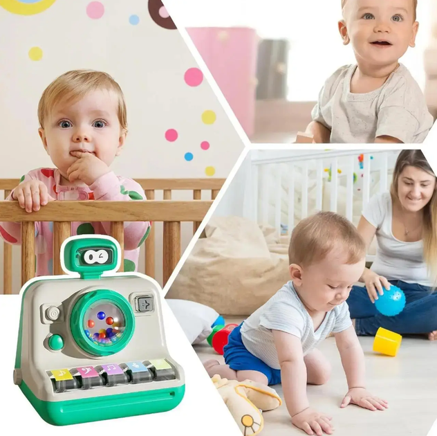 Електронне міні-піаніно MSS-011, Montessori зелене - Фото 4 Електронне міні-піаніно MSS-011, Montessori зелене - зображення 4