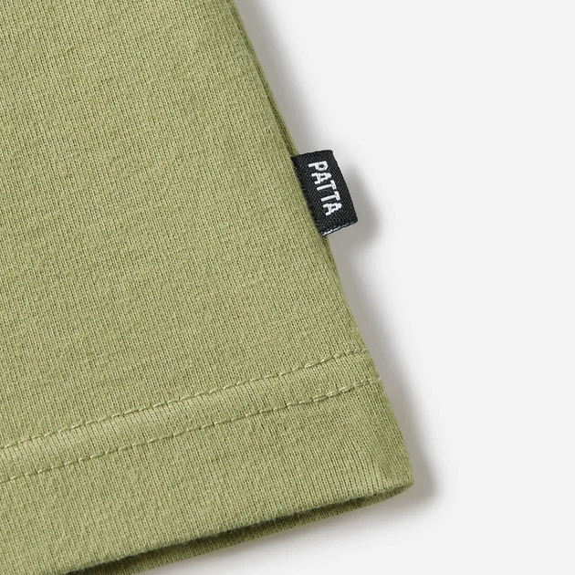 Koszulka męska bawełniana Patta 1000-290-0234-074 S Zielona (8719523086218) - obraz 8