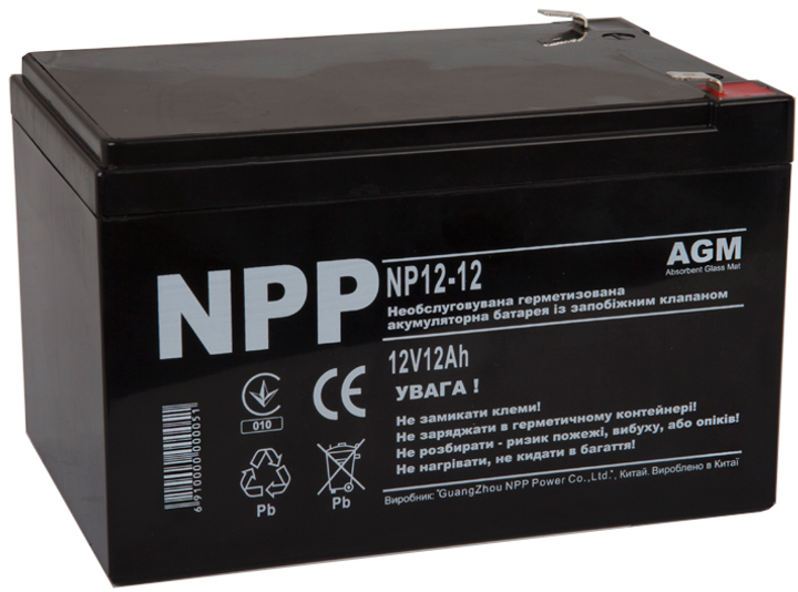 Аккумуляторная батарея NPP NP12-12 (NP1212) - изображение 1