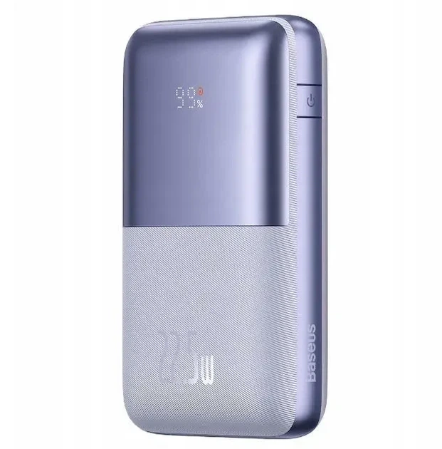 Портативная батарея Повербанк Power Bank Baseus 20000 mAh 22,5 Вт USB Лаванда Lilac - изображение 2