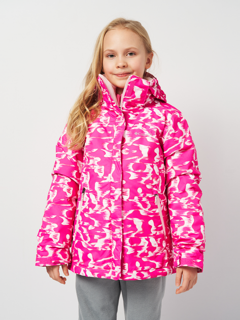 Підліткова зимова куртка для дівчинки Columbia Bugaboo III Printed Fleece Interchange 2105251-695 140-146 см Рожева від Rozetka на платформі USKIDKA Акція на Підліткова зимова куртка для дівчинки Columbia Bugaboo III Printed Fleece Interchange 2105251-695 140-146 см Рожева від Rozetka