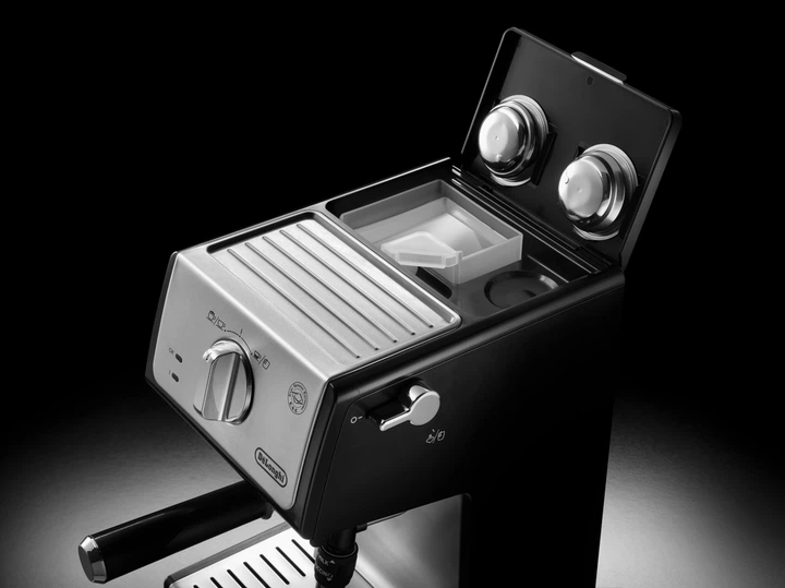 Ekspres do kawy kolbowy Delonghi ECP35.31.BK Silver - obraz 8
