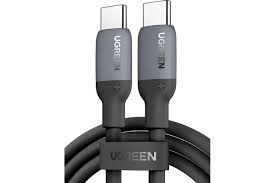 Кабель UGREEN USB-C to USB-C Silicone Fast Charging Cable чорный 60W 2m (15285) - Фото 2 Кабель UGREEN USB-C to USB-C Silicone Fast Charging Cable чорный 60W 2m (15285) - зображення 2