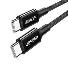 Кабель UGREEN USB-C to USB-C Silicone Fast Charging Cable 100W 1m (15275) черный - изображение 2