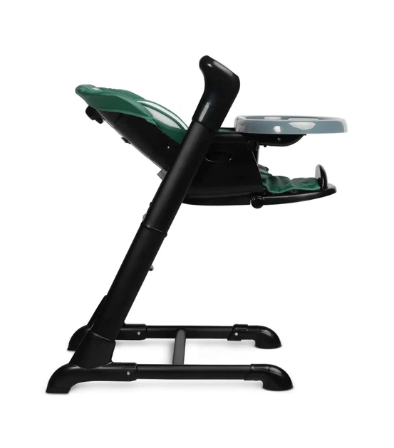 Крісло-гойдалка + стільчик для годування Caretero INDIGO Black Green - зображення 13