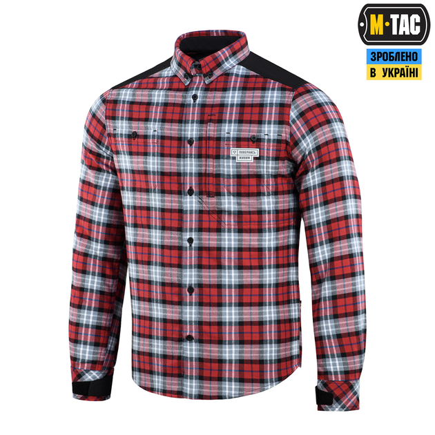 Сорочка Повернись Живим M-Tac Redneck Cotton Shirt Red S/R 20105033-S/R - зображення 1