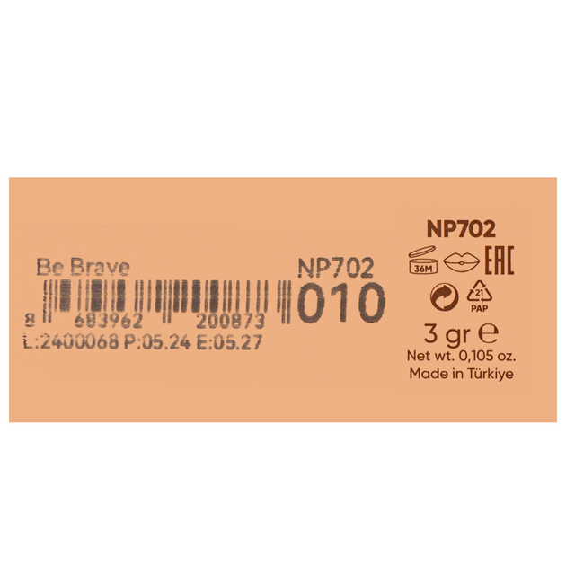 Помада для губ Neverti Let Lip Rejoice кремова стійка 010 Be Brave/Темна червона (NP702) - Фото 5 Помада для губ Neverti Let Lip Rejoice кремова стійка 010 Be Brave/Темна червона (NP702) - изображение 5