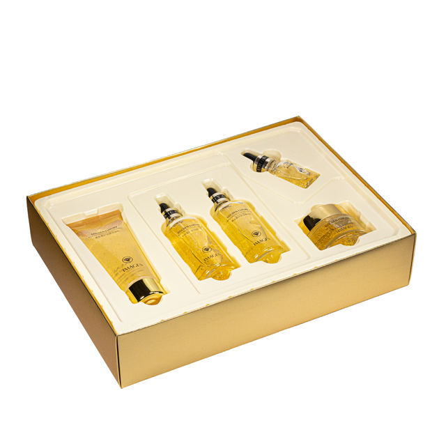 Подарочный набор косметики для женщин Images Golden Luxury Moisturizing с золотом, 5 продуктов - изображение 4
