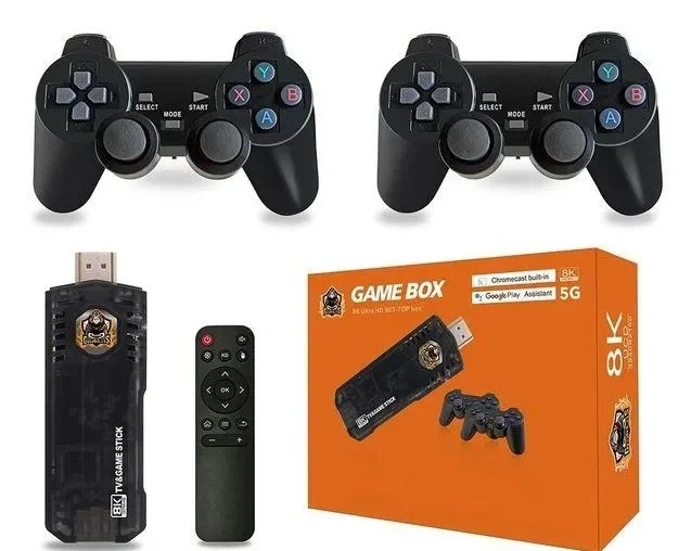 Игровая ТВ-приставка Game Box 8K на Android TV Stick M98 с джойстиками - Фото 2 Игровая ТВ-приставка Game Box 8K на Android TV Stick M98 с джойстиками - изображение 2