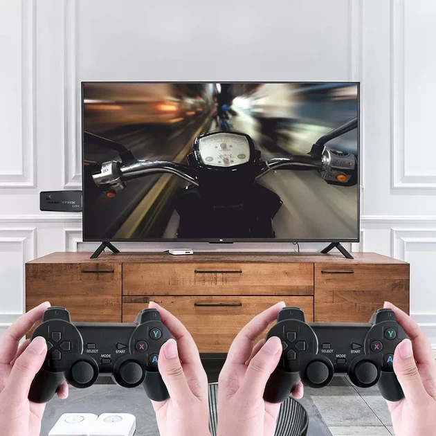 Игровая ТВ-приставка Game Box 8K на Android TV Stick M98 с джойстиками - Фото 3 Игровая ТВ-приставка Game Box 8K на Android TV Stick M98 с джойстиками - изображение 3
