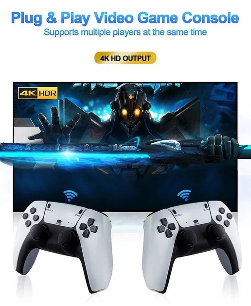 Игровая консоль M8 Pro в стиле ретро с 15000 классическими играми и джойстиками - изображение 2