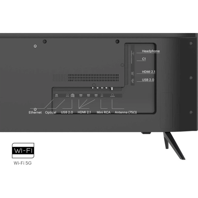 Телевізор KIVI 75U760QB 75" UHD/Smart TV/Android/Black - зображення 7
