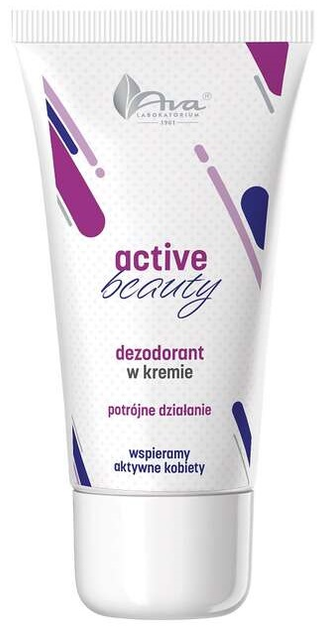 Дезодорант Ava Laboratorium Active Beauty в кремі 50 мл (5906323009988) - зображення 1