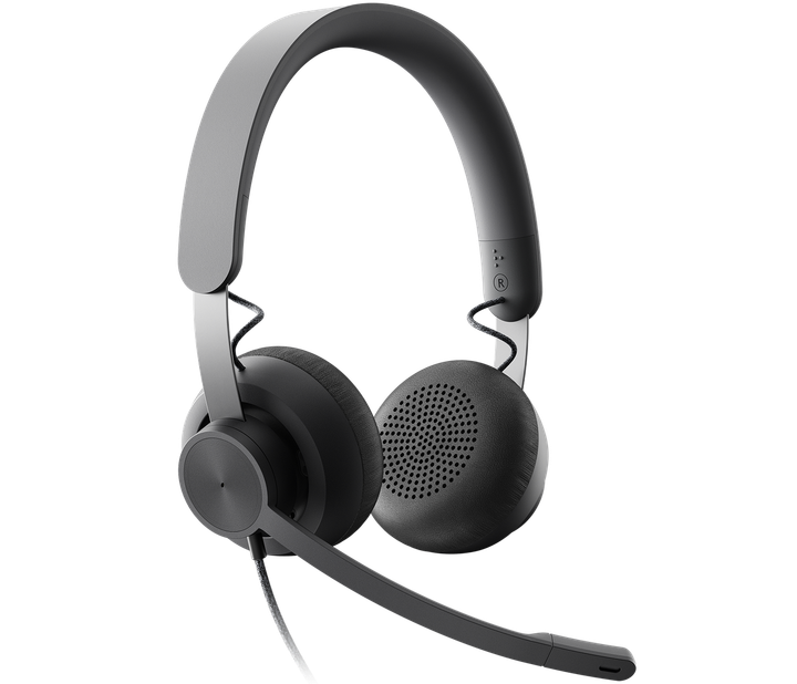 Дротова стерео гарнітура Logitech Zone Wired USB + Type-C (981-000870) чорна - зображення 7